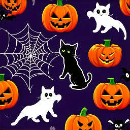 cats playing with spiders webs