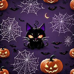 cats playing with spiders webs