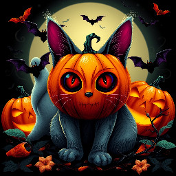 chats avec des yeux en forme de coeur