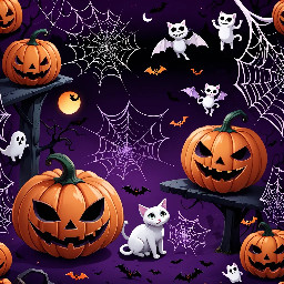 cats playing with spiders webs